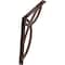 Ekena Millwork Versailles Wrought Iron Bracket, (Single center brace), Antiqued Copper 1 1/2"W x 12"D x 15"H BKTM01X12X15SVEACO - alternate 1
